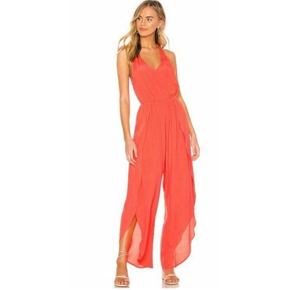 Cupcakes and Cashmere Coral Jumpsuit